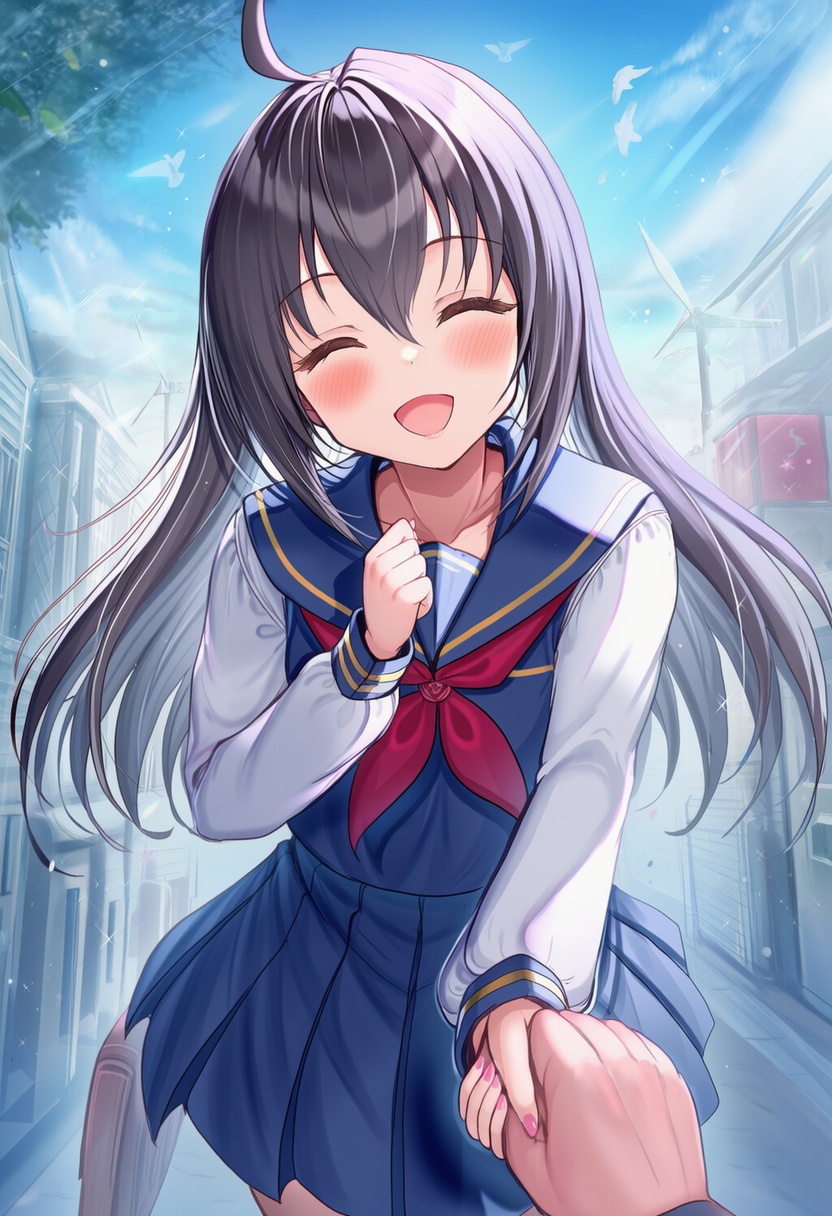 An image depicting akabane (zebrasmise)