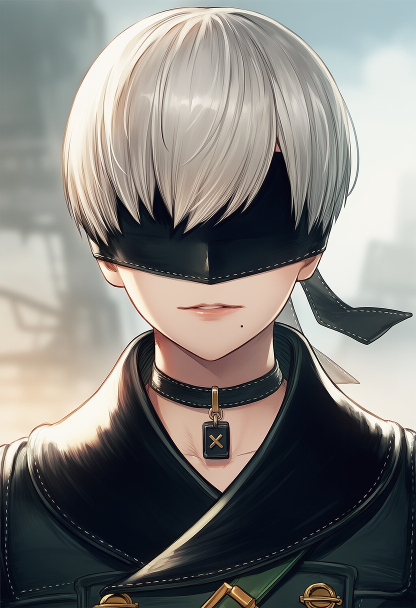 An image depicting 9s (nier:automata)