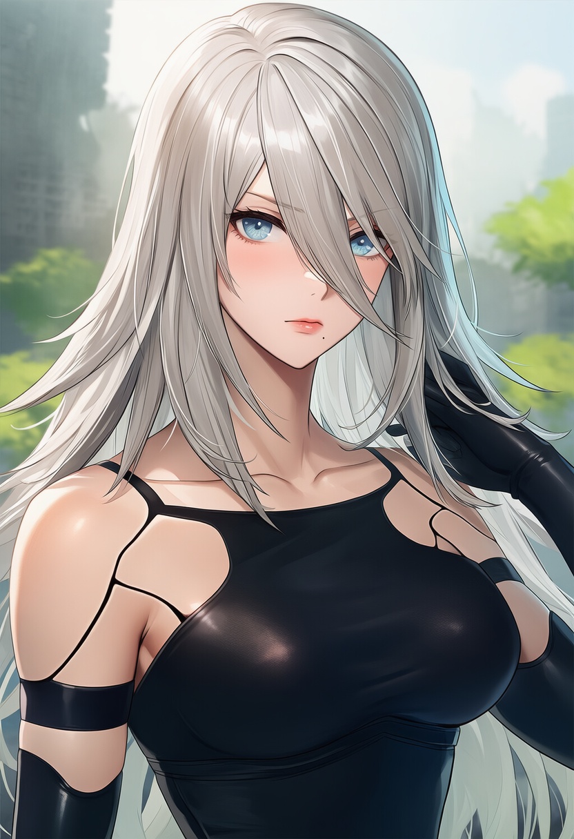An image depicting a2 (nier:automata)