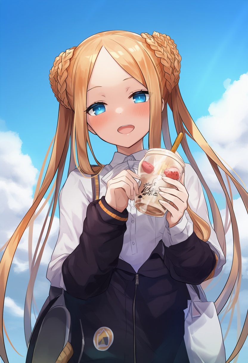An image depicting abigail williams (swimsuit foreigner) (fate)