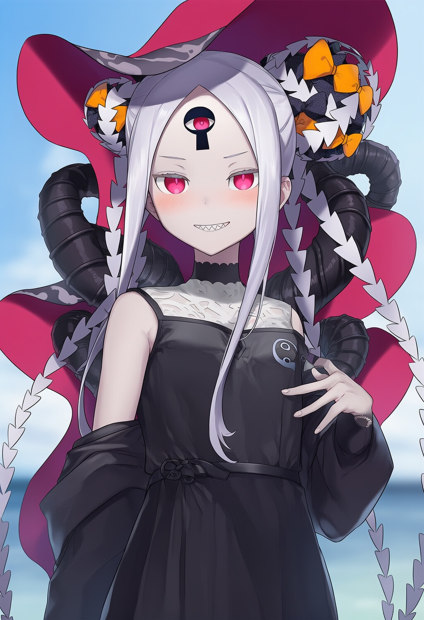 An image depicting abigail williams (swimsuit foreigner) (first ascension) (fate)