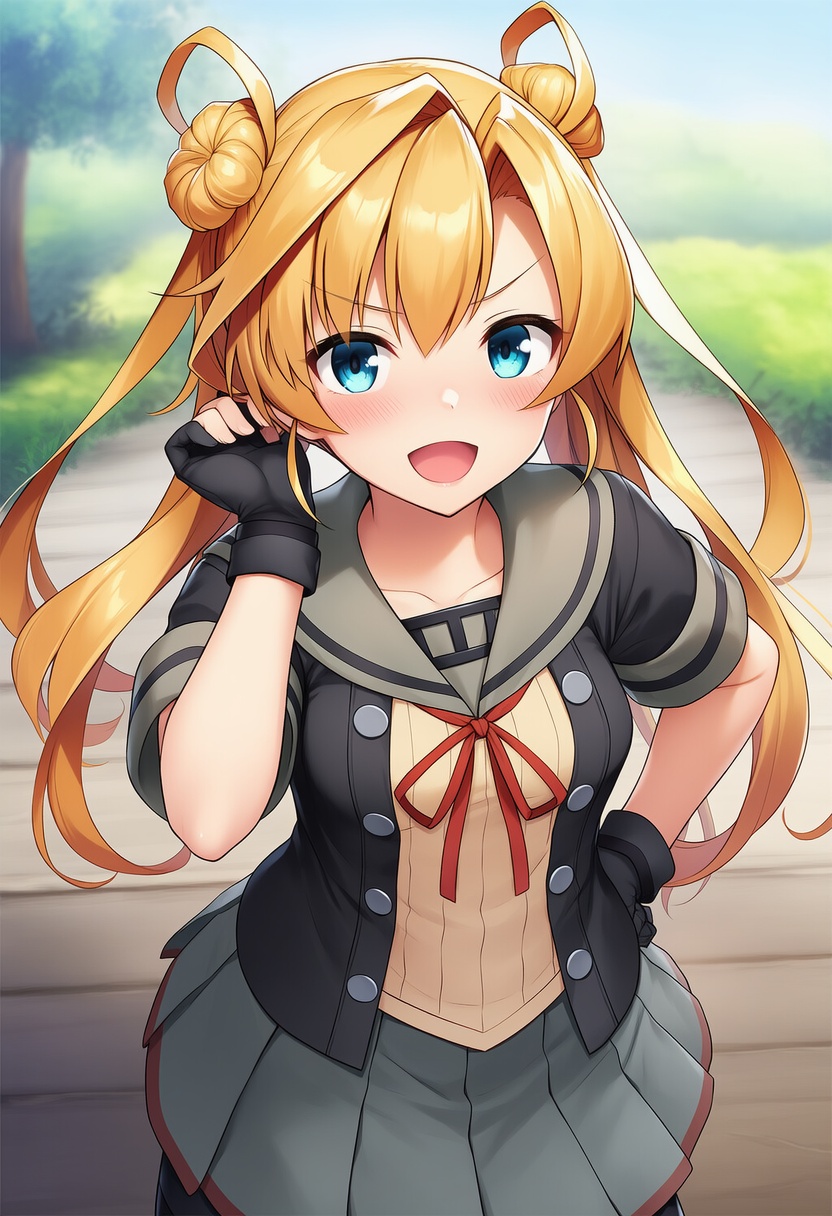 An image depicting abukuma kai ni (kancolle)