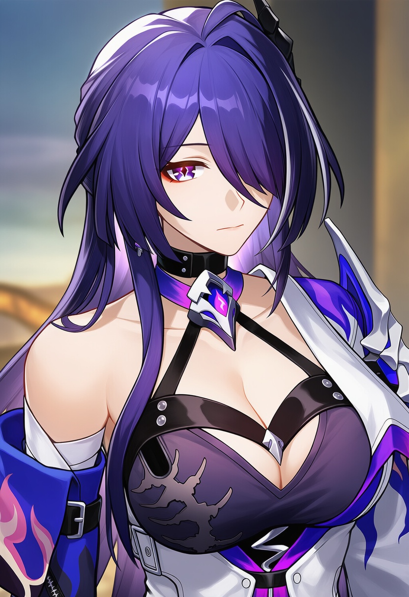 An image depicting acheron (honkai: star rail)