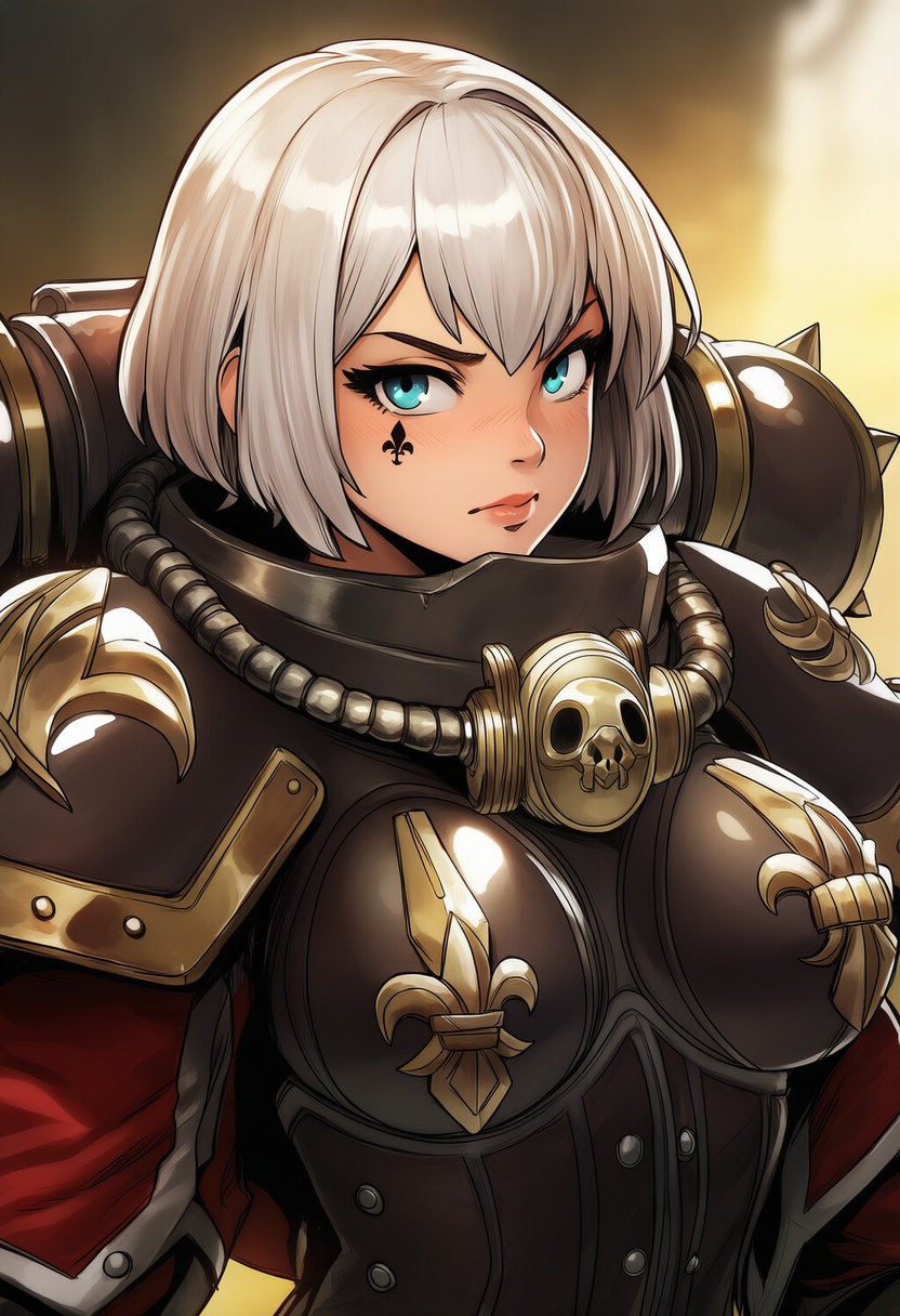 An image depicting adepta sororitas