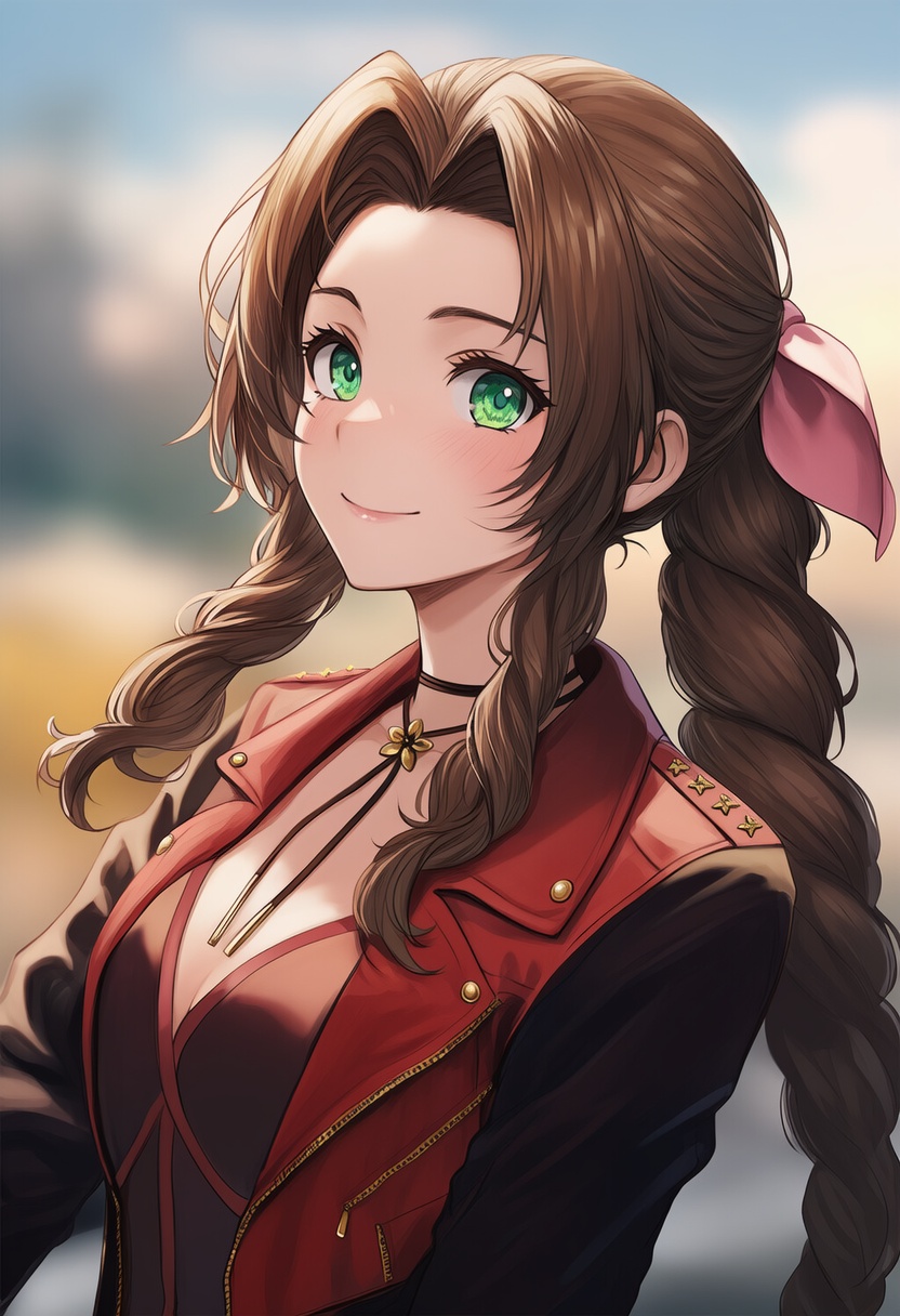 An image depicting aerith gainsborough