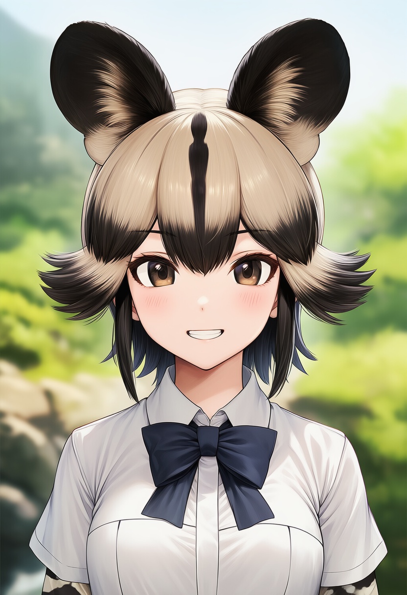 An image depicting african wild dog (kemono friends)