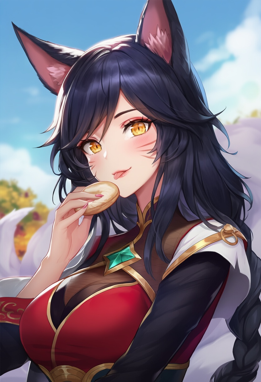 An image depicting ahri (league of legends)