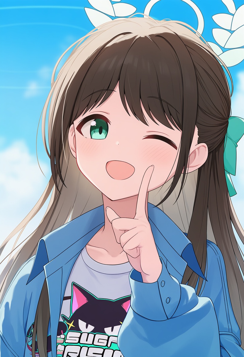 An image depicting airi (band) (blue archive)