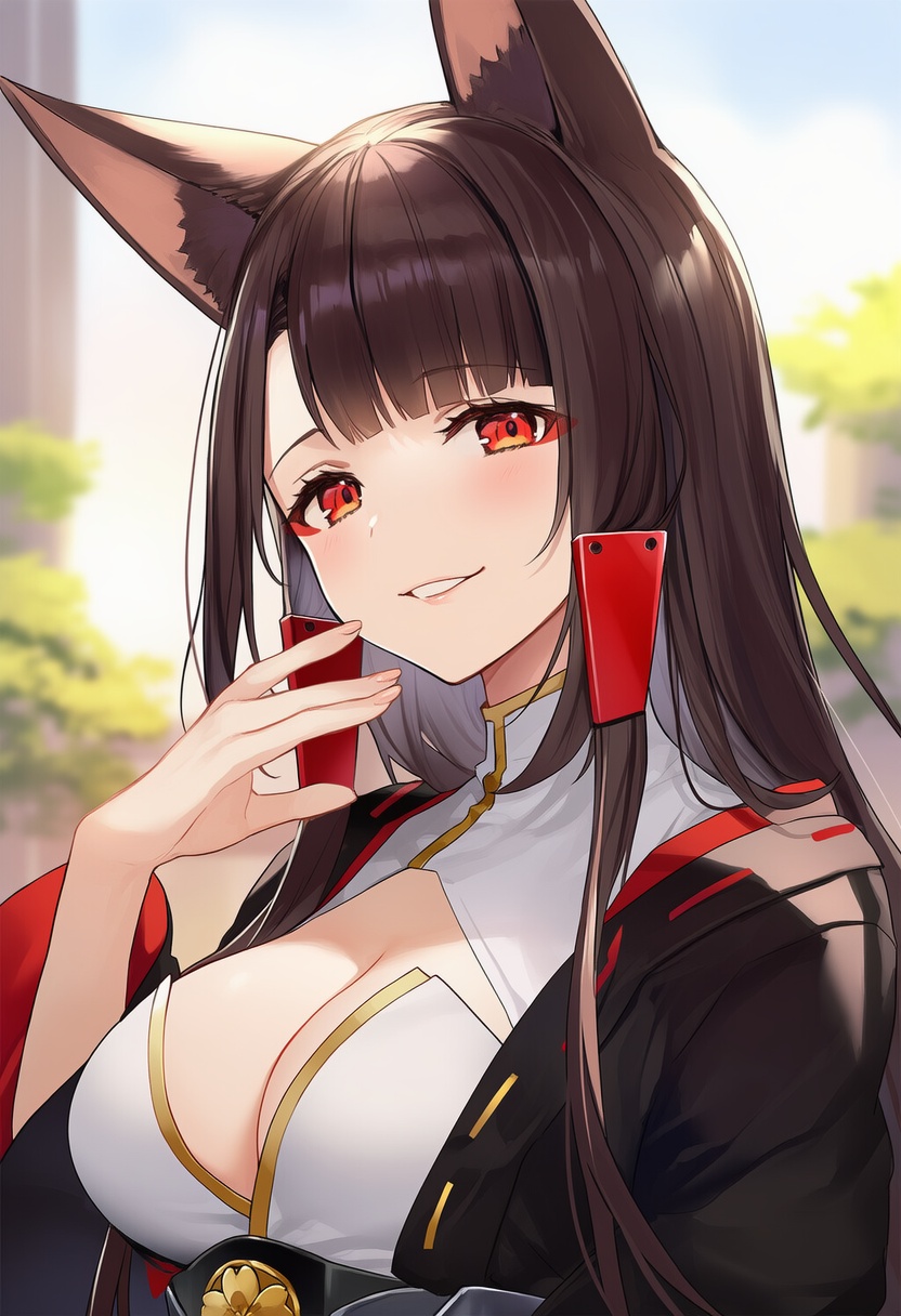 An image depicting akagi (azur lane)