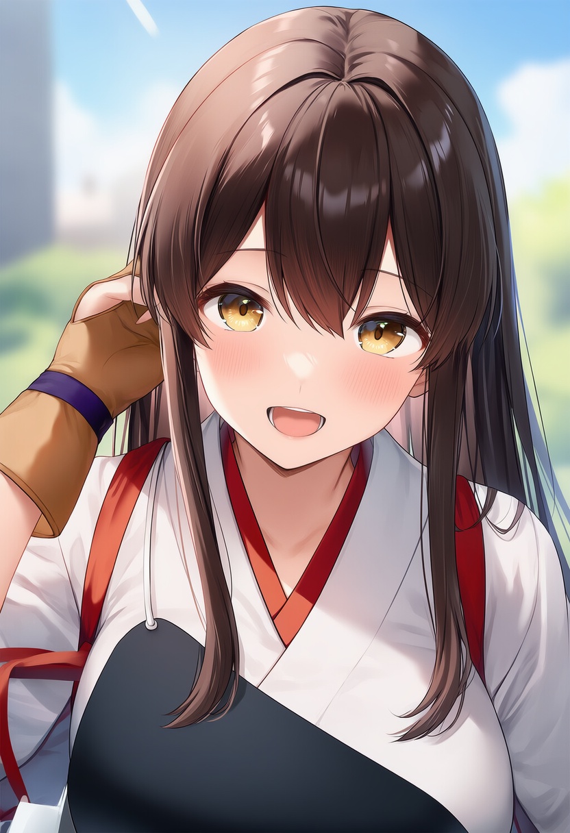 An image depicting akagi (kancolle)