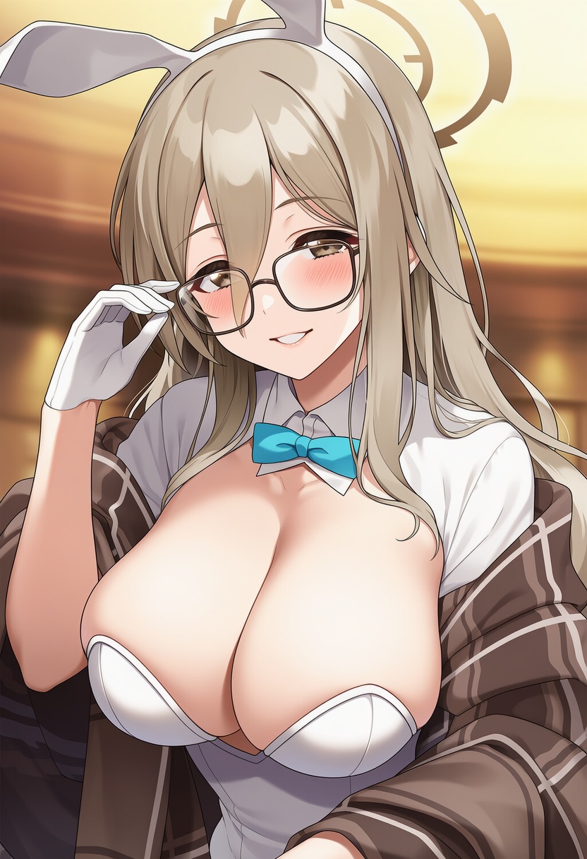 An image depicting akane (bunny) (blue archive)