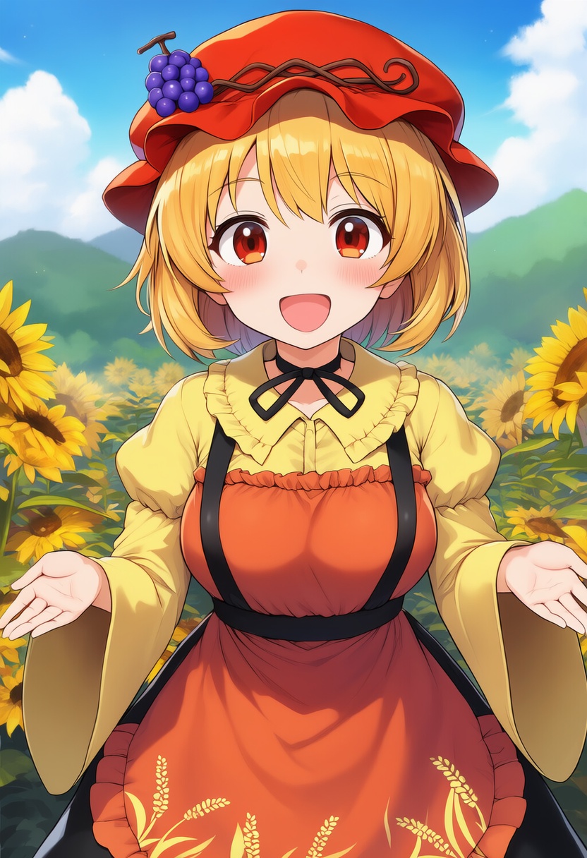 An image depicting aki minoriko