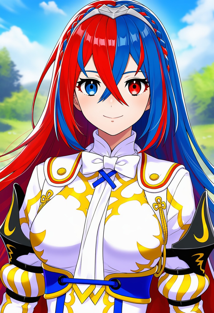 An image depicting alear (female) (fire emblem)