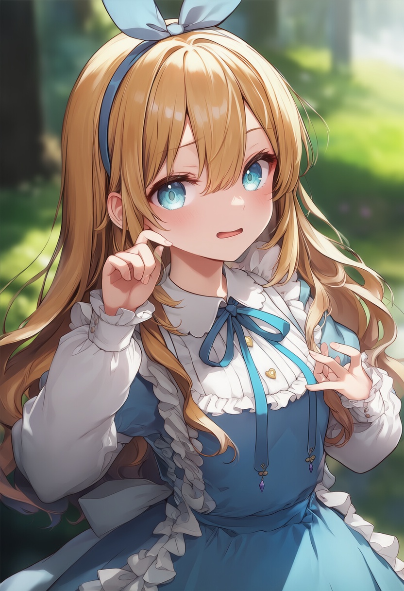 An image depicting alice (alice in wonderland)