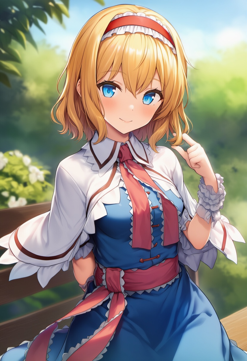 An image depicting alice margatroid