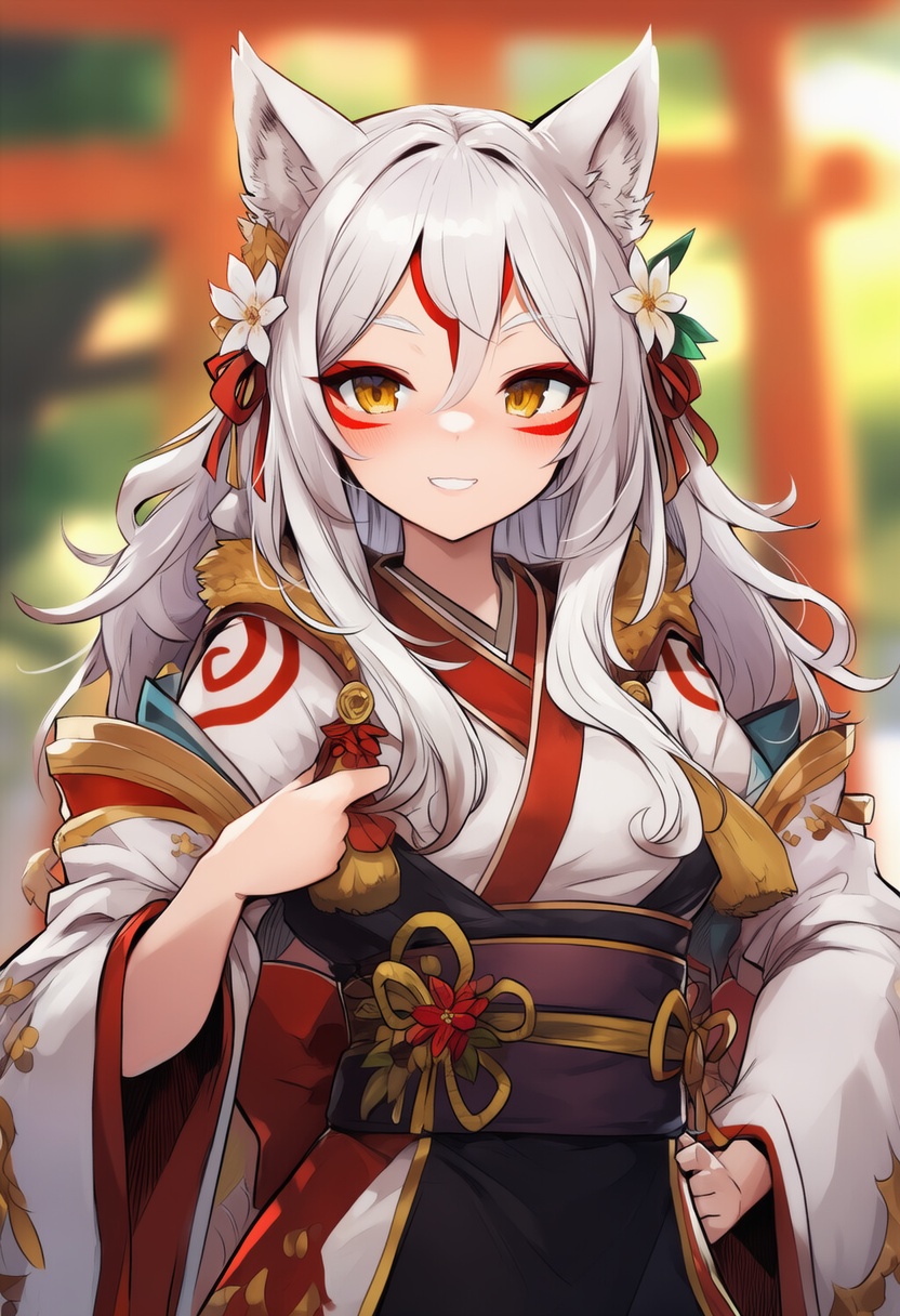 An image depicting amaterasu (ookami)