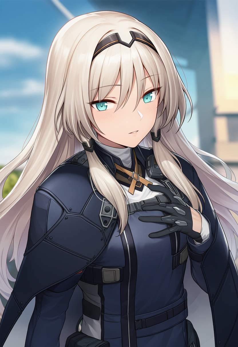 An image depicting an-94 (girls' frontline)