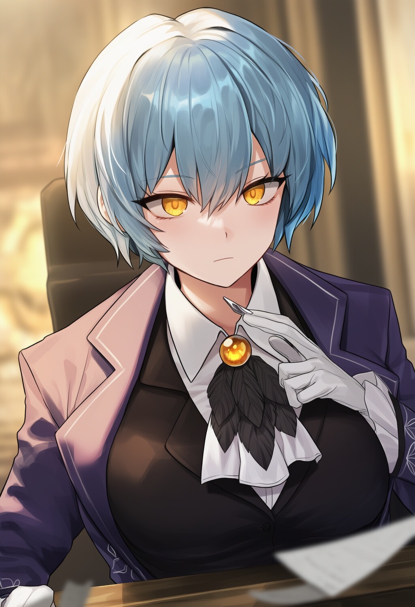 An image depicting angela (project moon)
