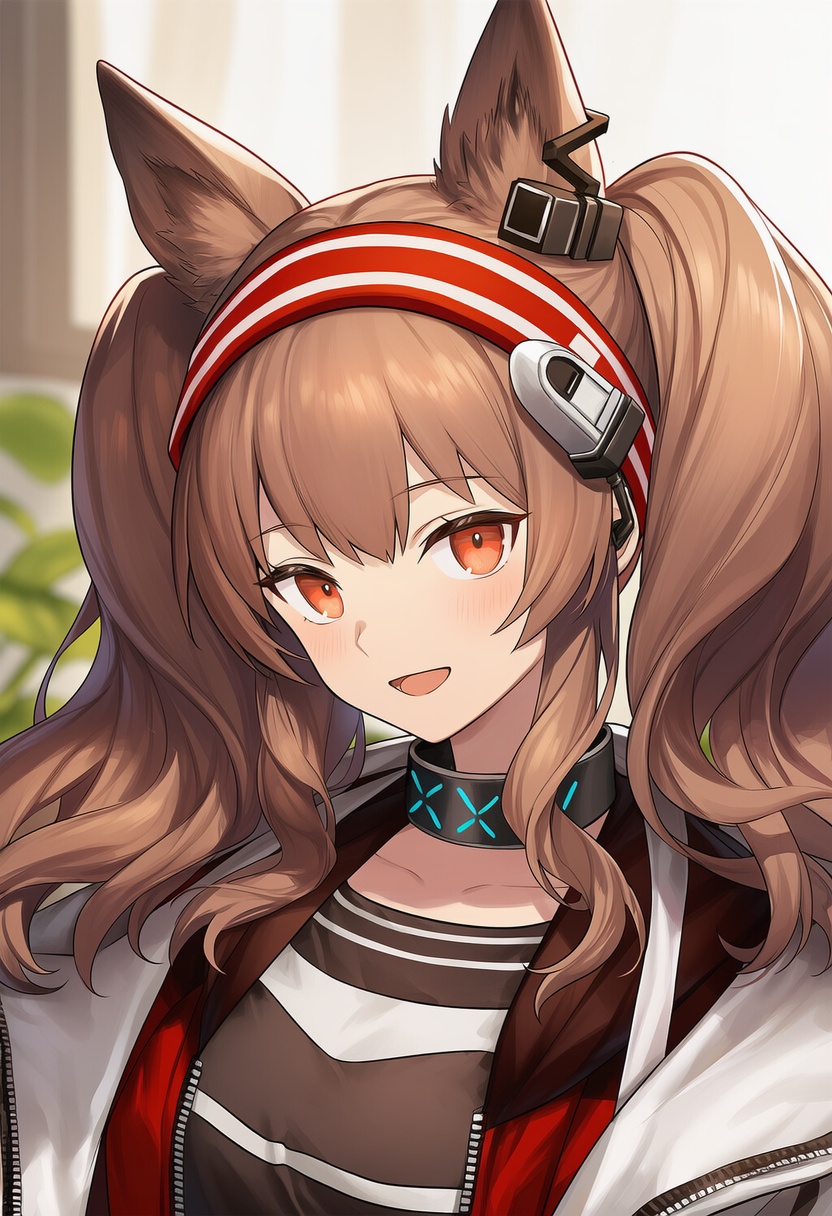 An image depicting angelina (arknights)