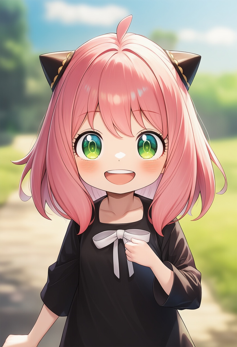 An image depicting anya (spy x family)