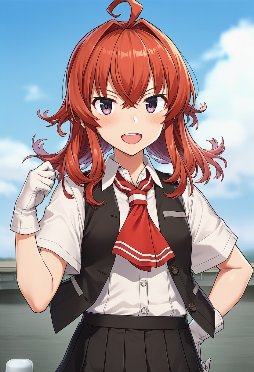 An image depicting arashi (kancolle)