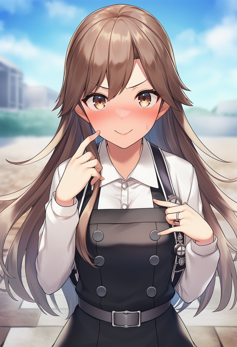 An image depicting arashio kai ni (kancolle)
