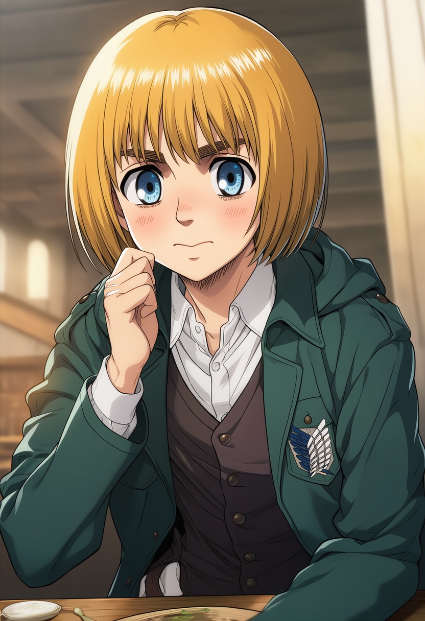 An image depicting armin arlert