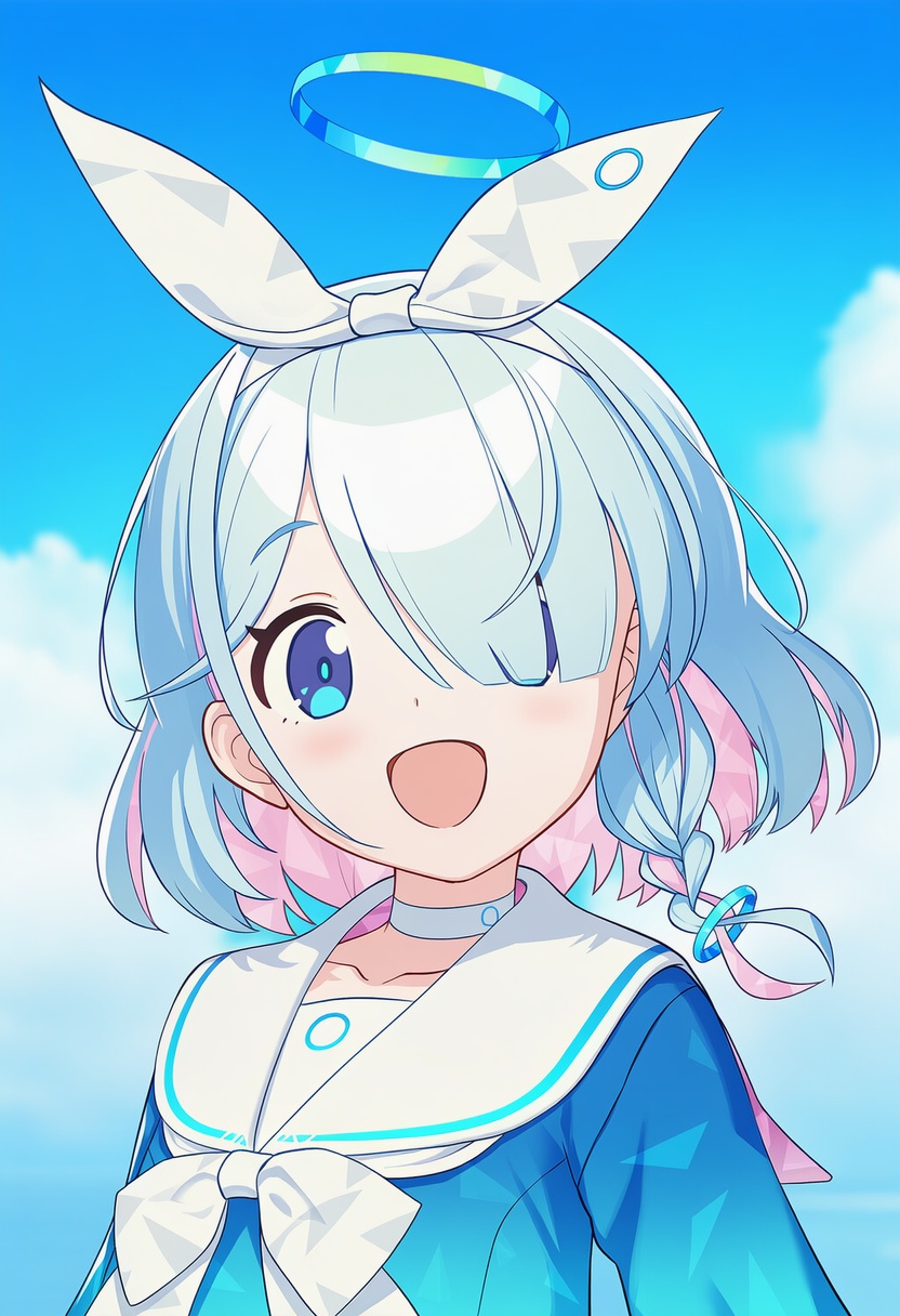 An image depicting arona (blue archive)