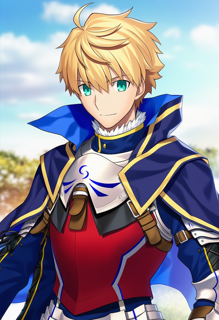 An image depicting arthur pendragon (fate)