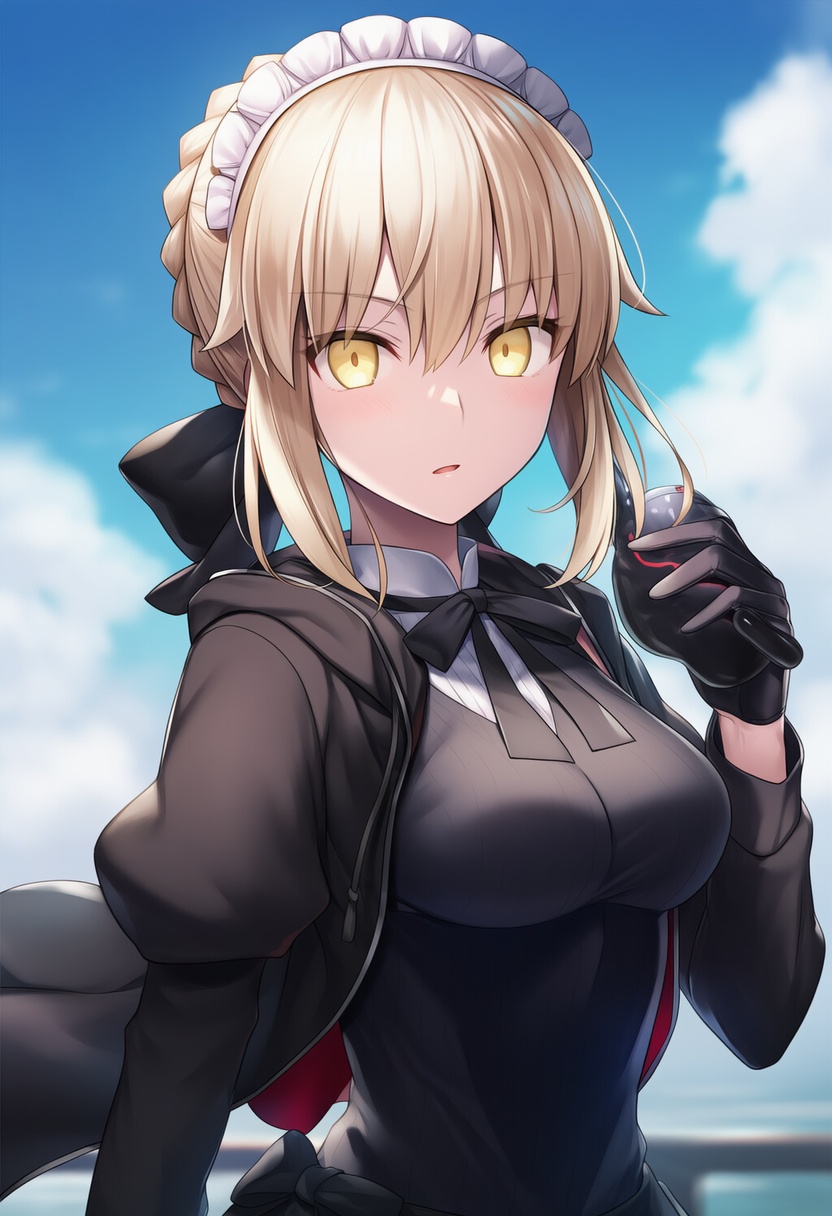 An image depicting artoria pendragon (alter swimsuit rider) (fate)
