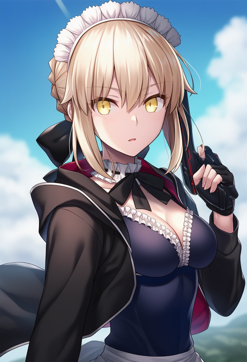 An image depicting artoria pendragon (alter swimsuit rider) (second ascension) (fate)