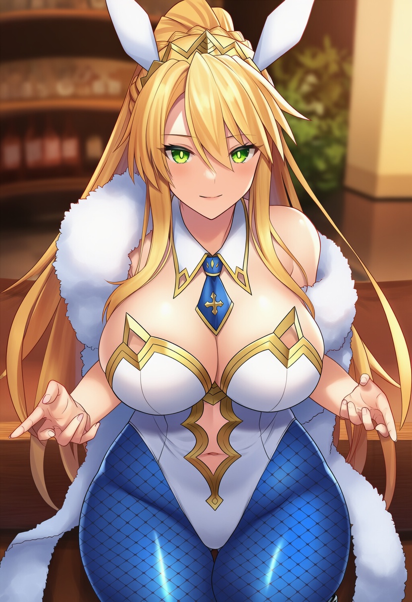 An image depicting artoria pendragon (swimsuit ruler) (first ascension) (fate)
