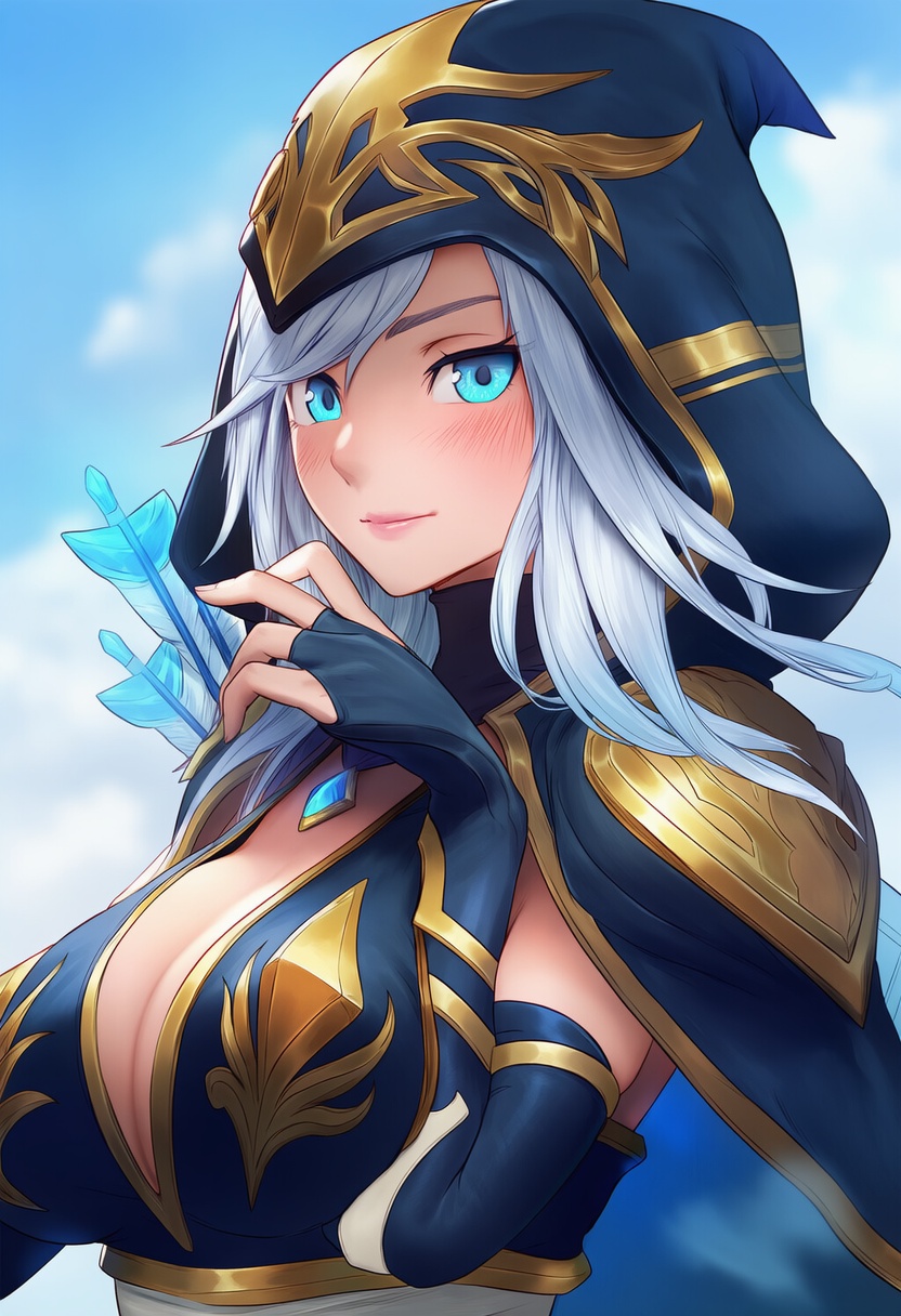 An image depicting ashe (league of legends)