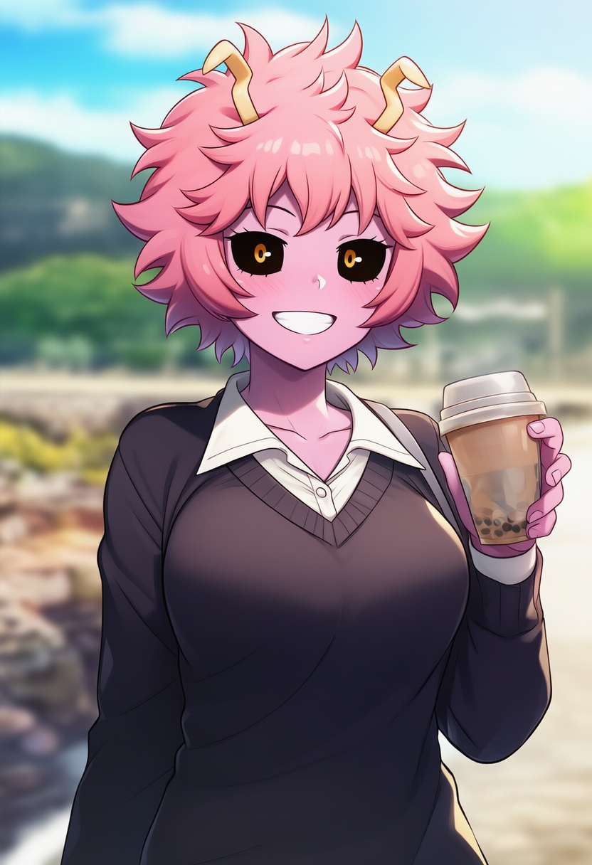 An image depicting ashido mina