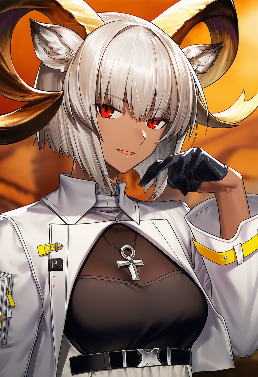 An image depicting carnelian (arknights)