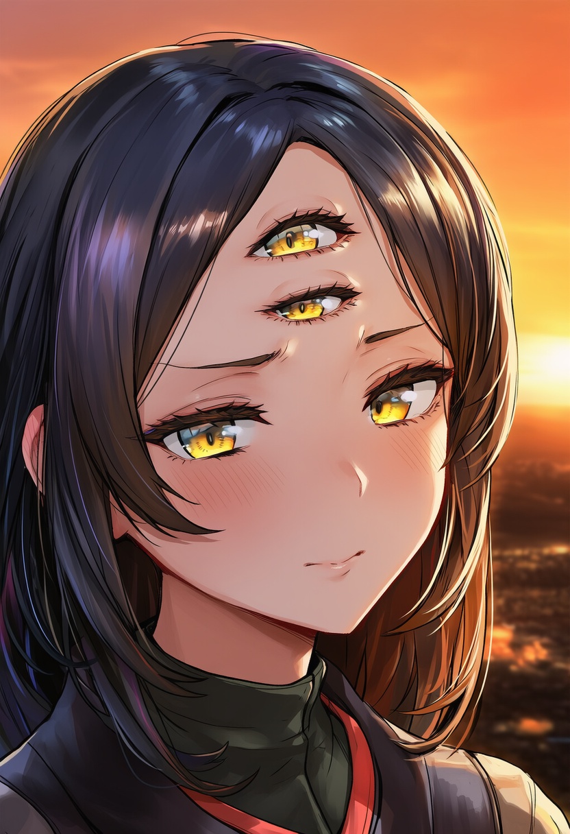 An image depicting 3x3 eyes