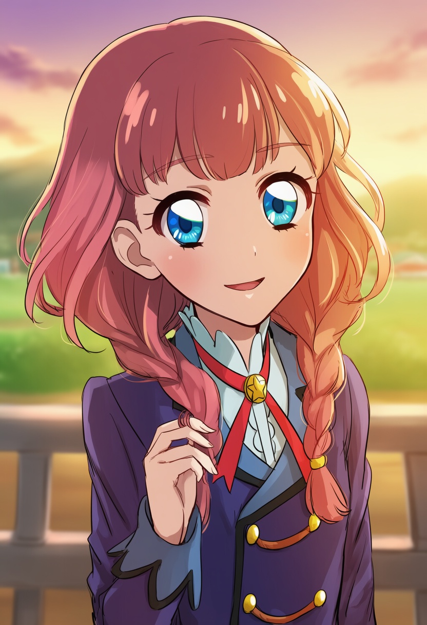 An image depicting aikatsu!
