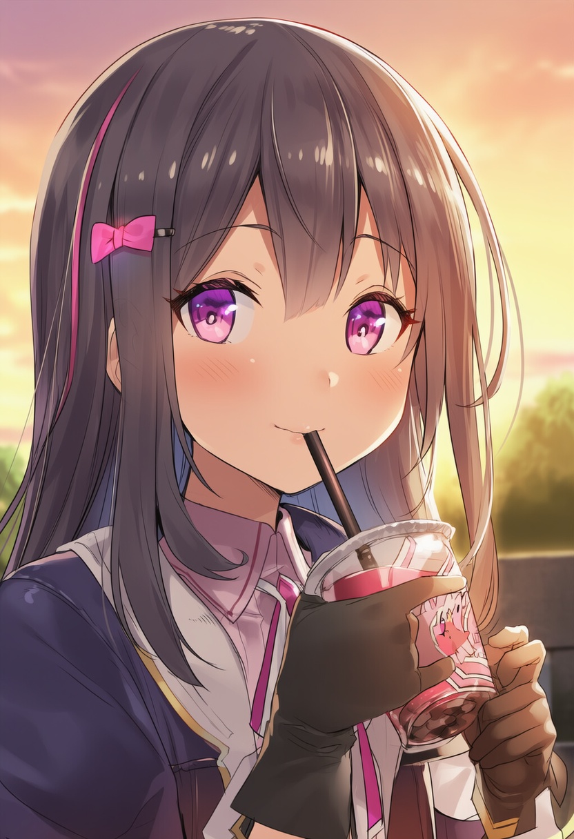 An image depicting alice girls shiny heart