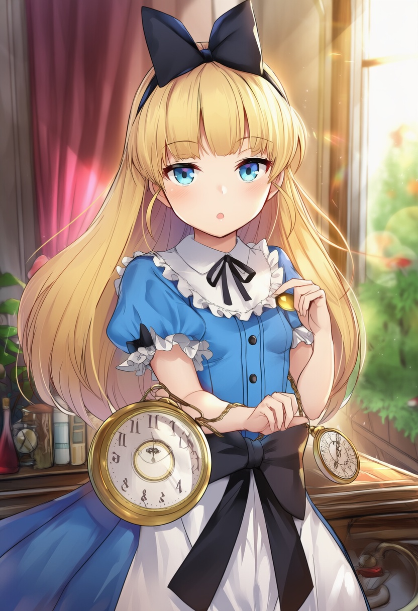 An image depicting alice's adventures in wonderland