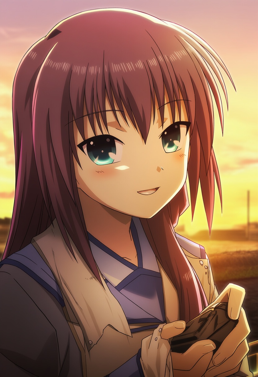An image depicting angel beats!