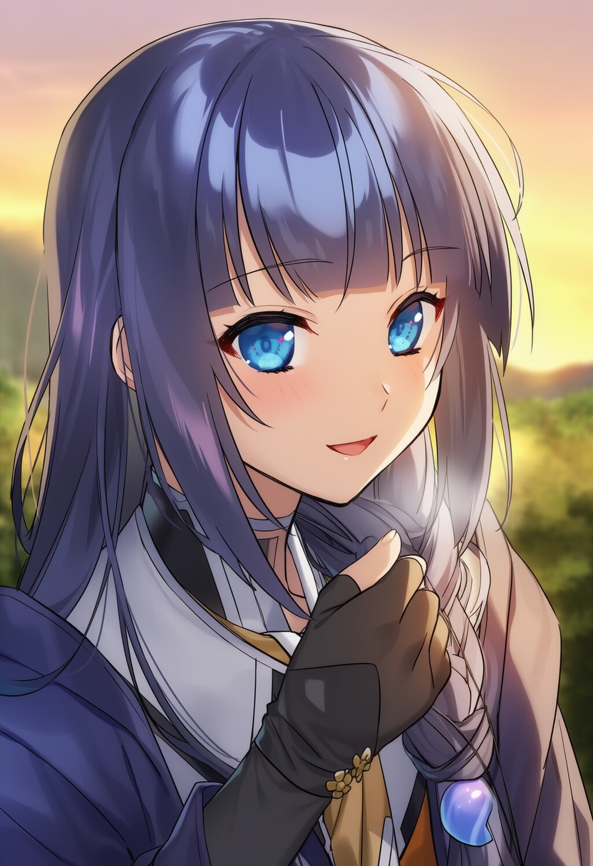 An image depicting aoi shiro