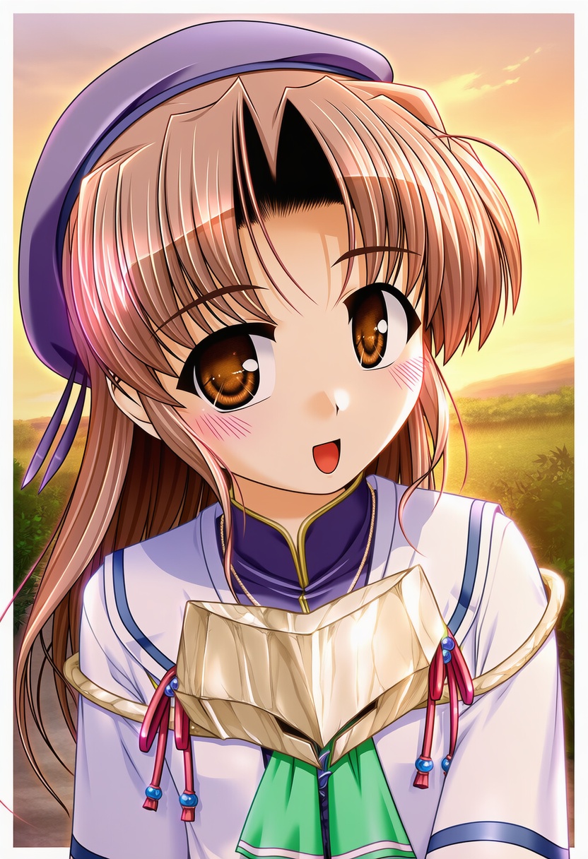 An image depicting yoake mae yori ruri iro na