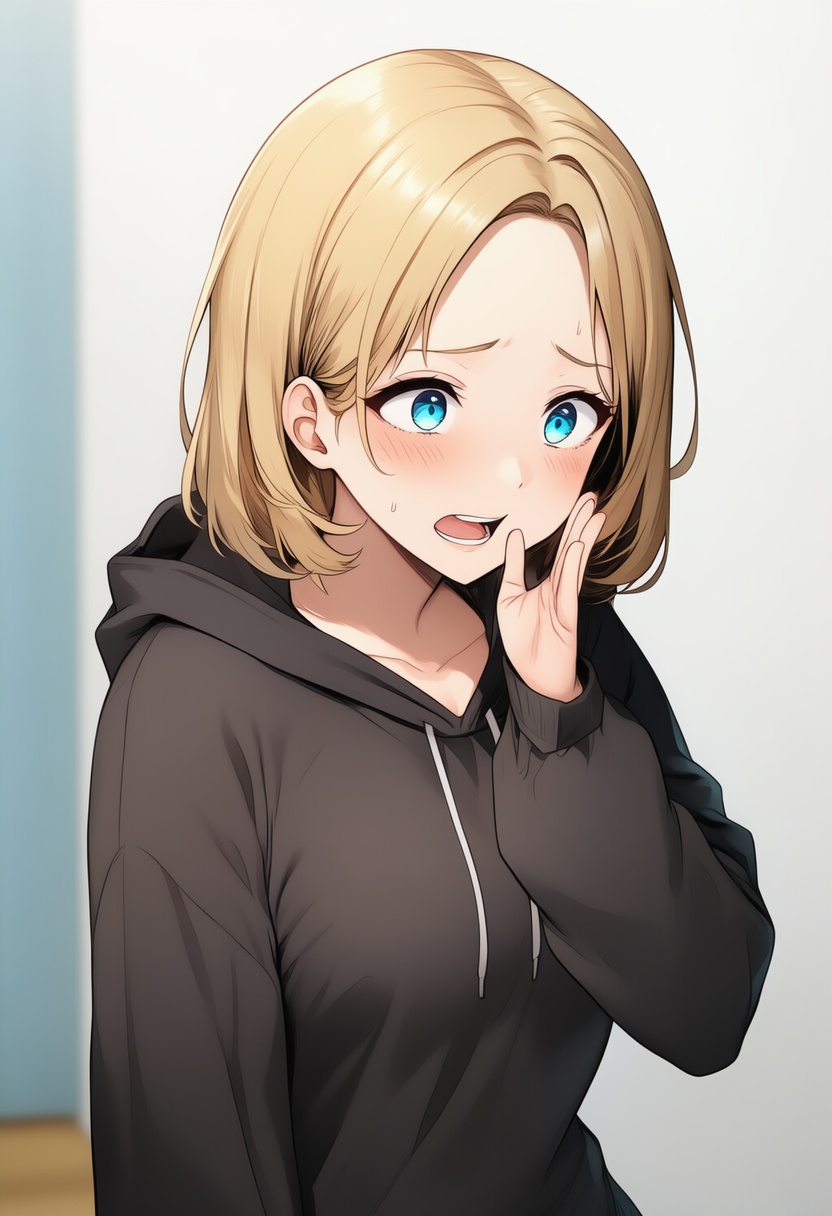 An image depicting panicking