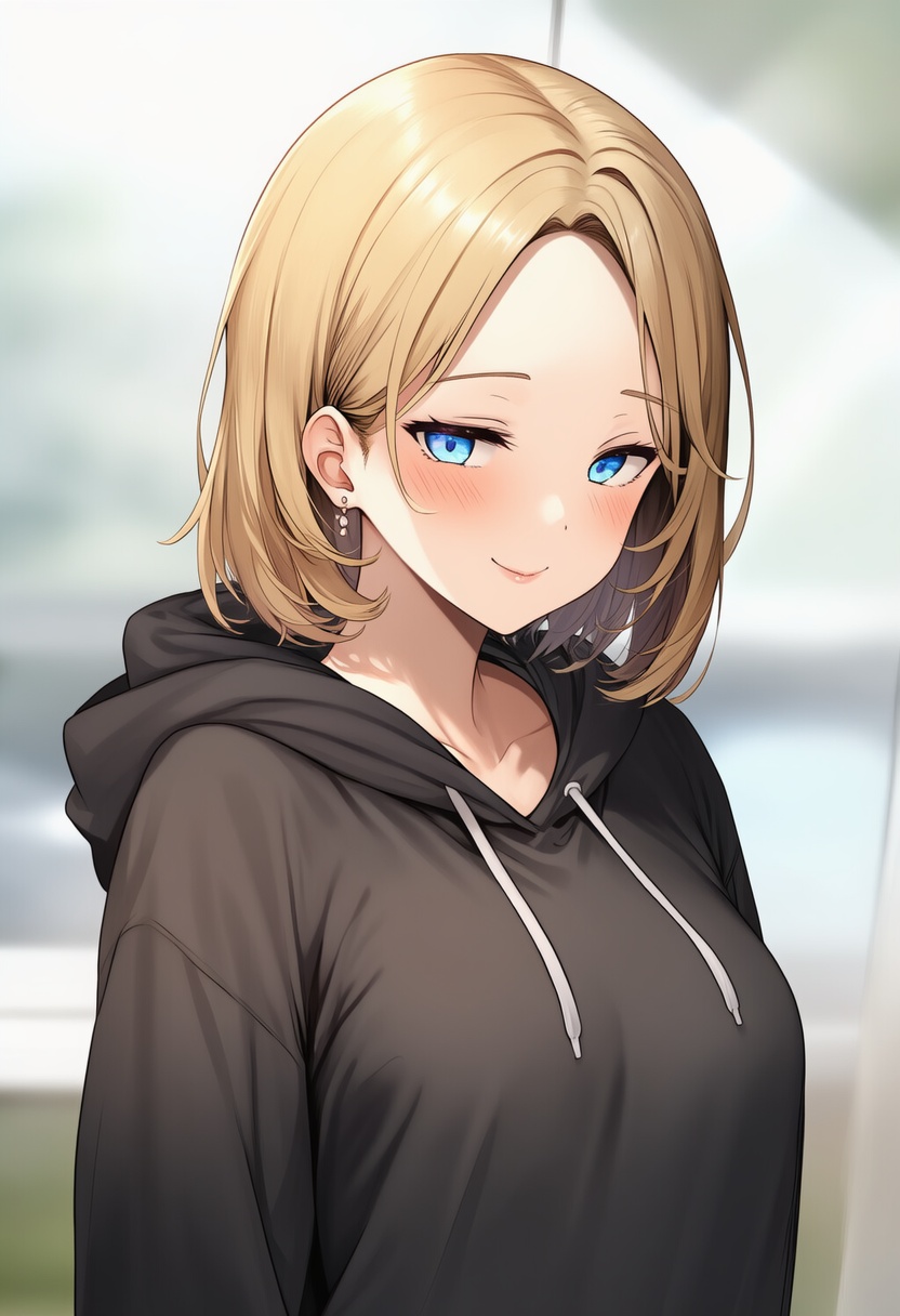 An image depicting seductive smile