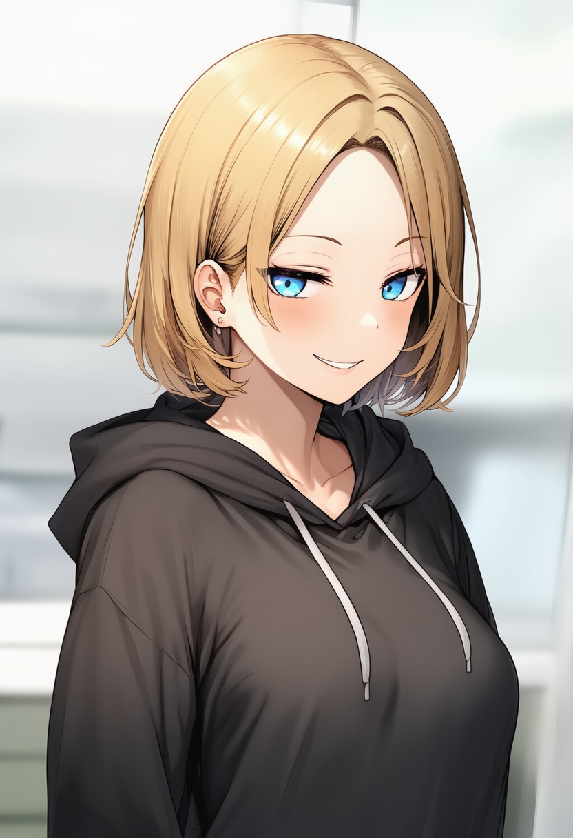 An image depicting smirk