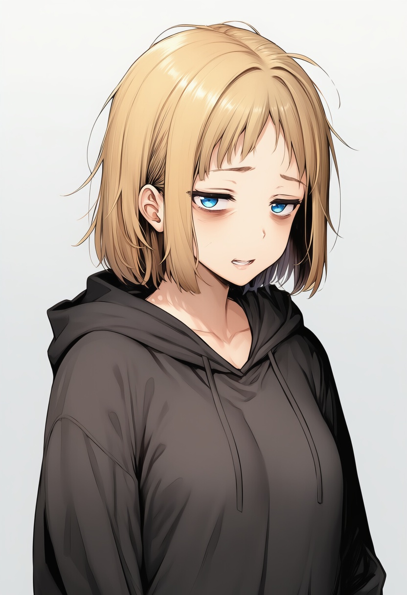An image depicting tired