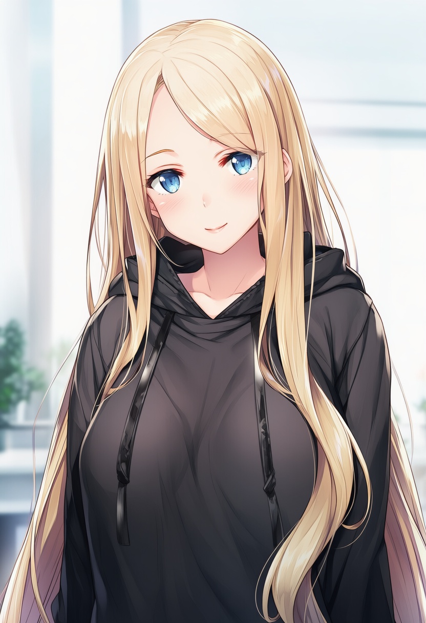 An image depicting absurdly long hair