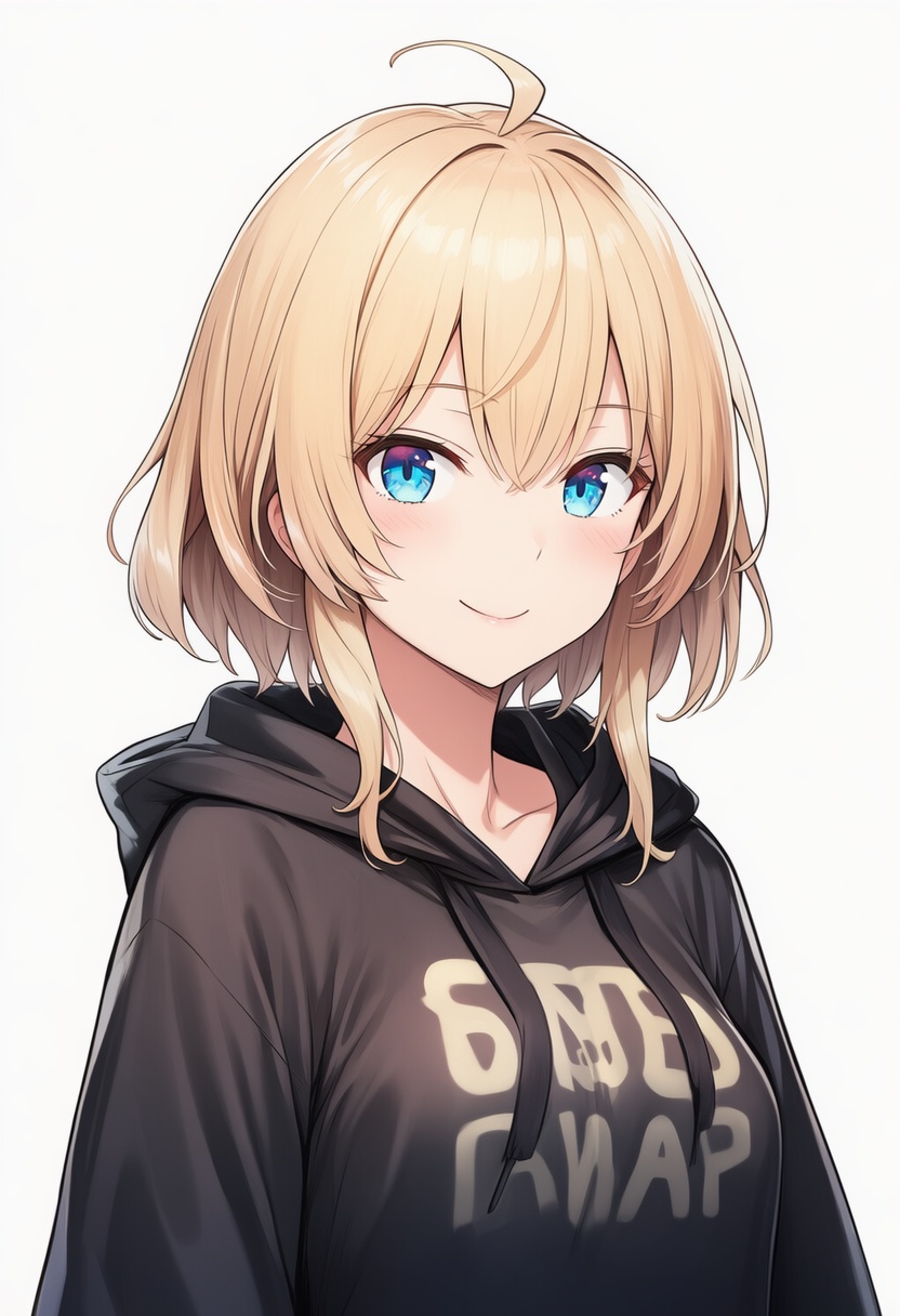 An image depicting ahoge