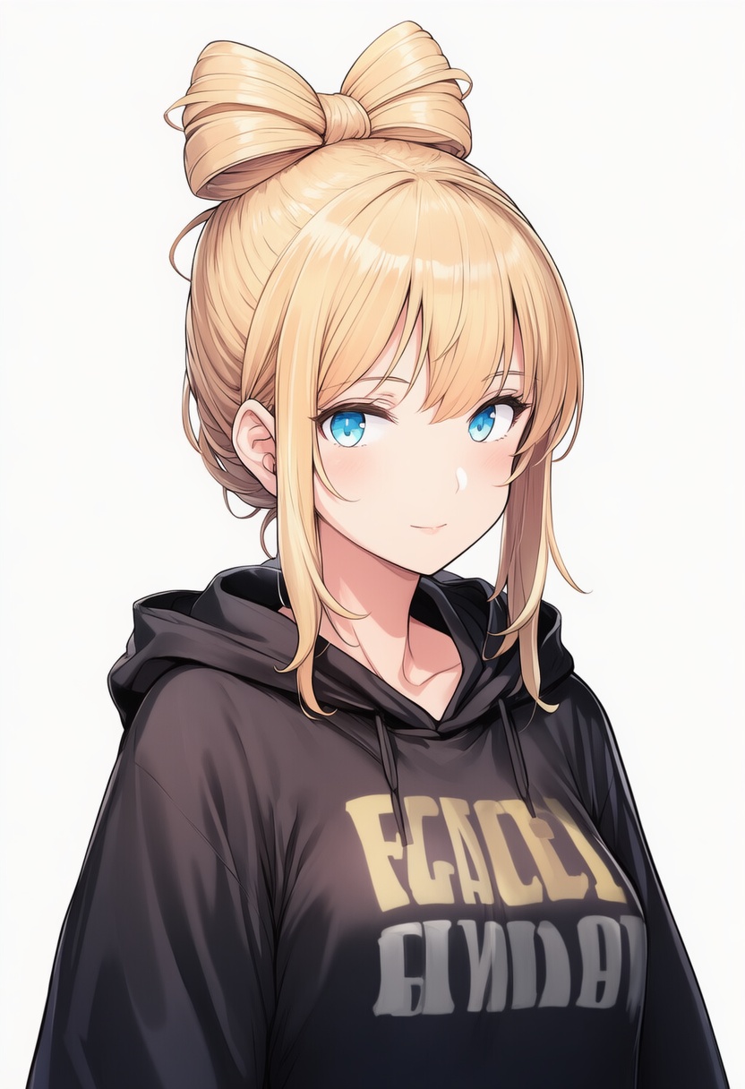 An image depicting bow-shaped hair
