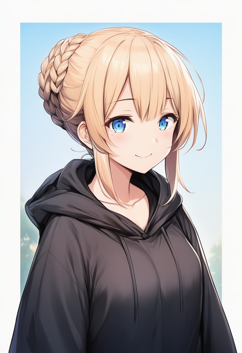 An image depicting braided bun